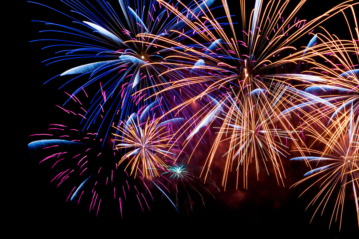 fireworks for New Years