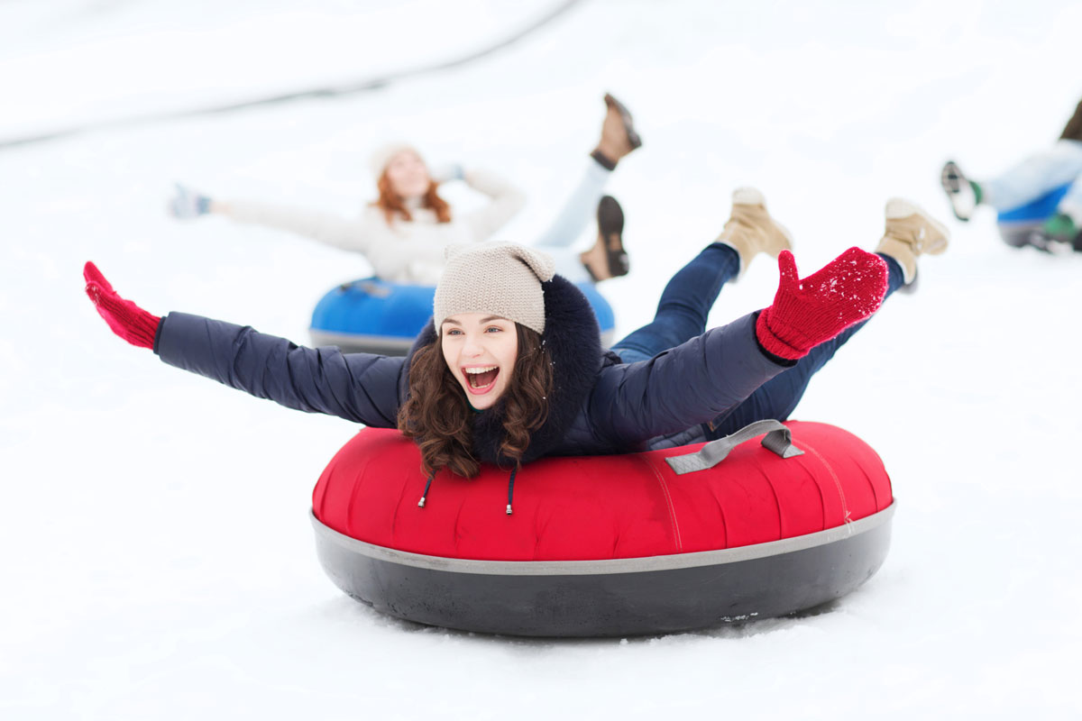 snow tubing